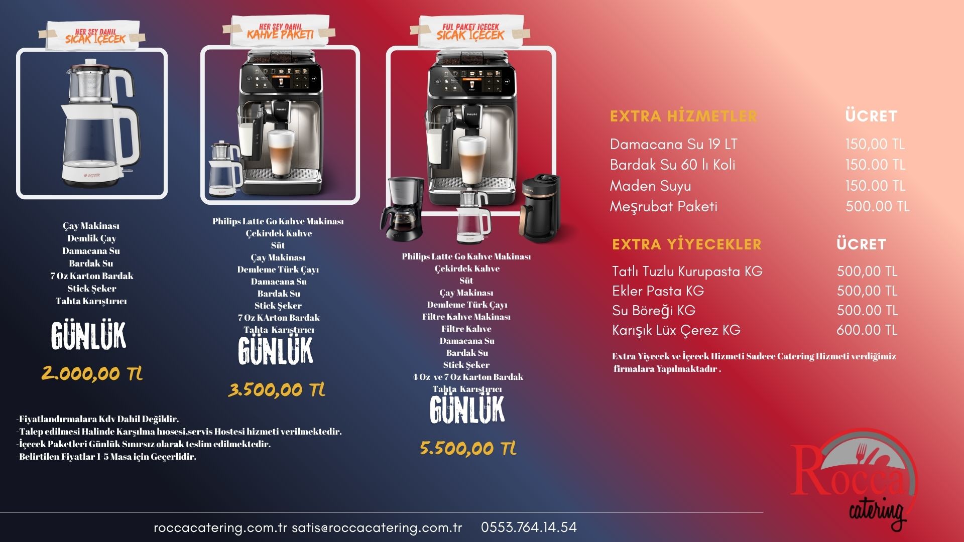 Sıcak İçecek Paketleri